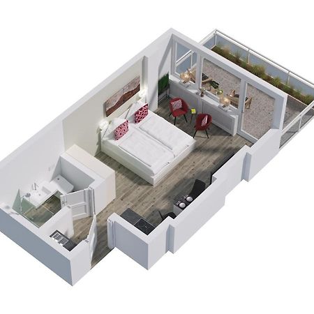 Ferienwohnung Penthouse 韦斯特兰 外观 照片